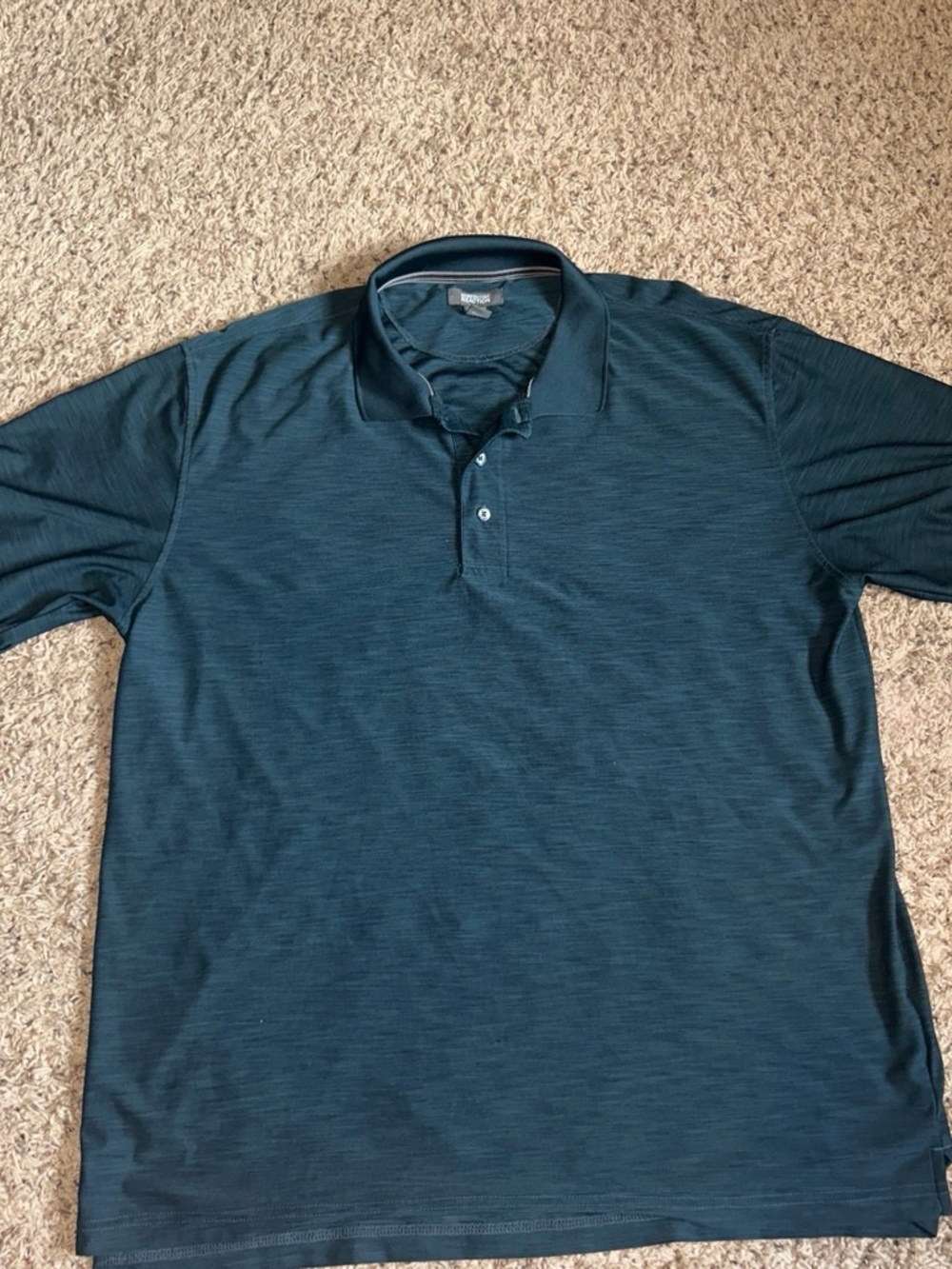 Kenneth Cole Reaction Men's Polo Shirt - Teal Blue